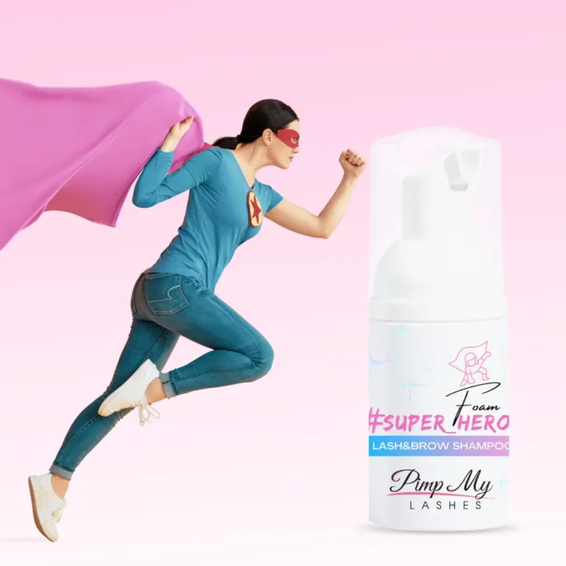 Pianka szampon do brwi i rzęs przedłużanych Super Hero Foam 30 ml Pimp My Lashes - obrazek 2