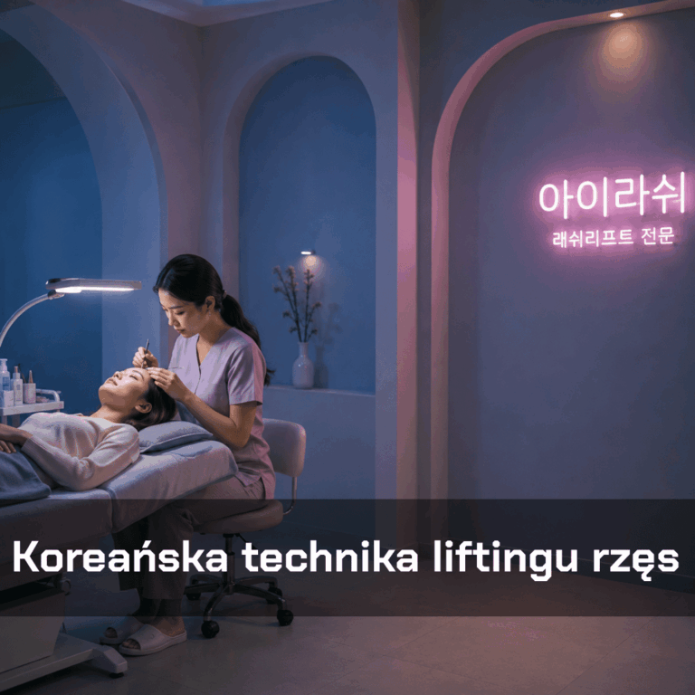 koreański lifting rzęs